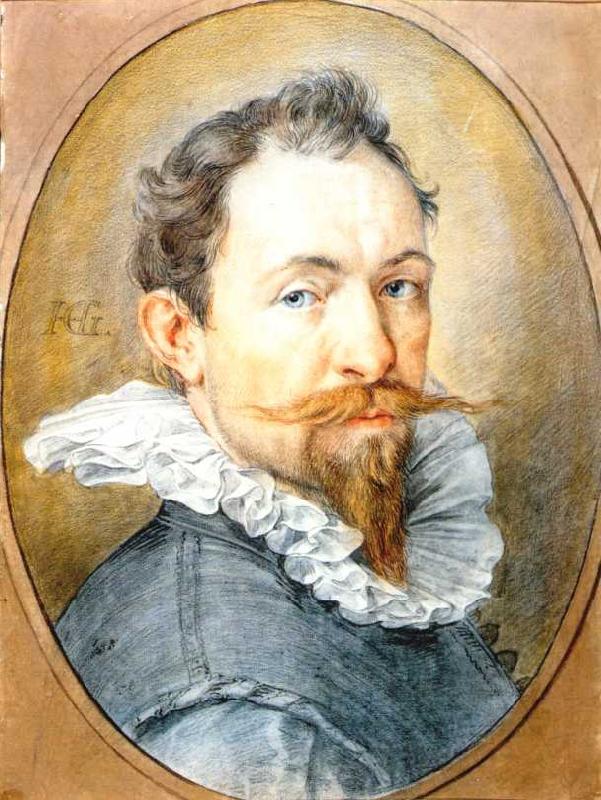 GOLTZIUS, Hendrick Self-Portrait dg Germany oil painting art